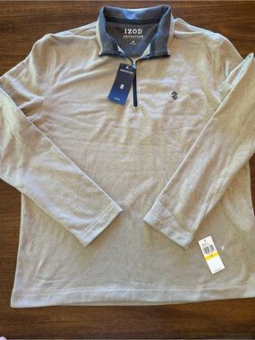 NEW Izor Advantage Performance Quarter Zip Pullover Size M